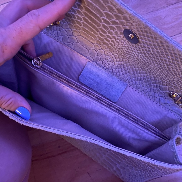 BORSE in Pelle Italian Vintage Snakeskin Purse - Picture 10 of 12